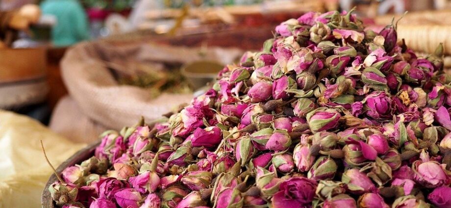 fleurs séchées