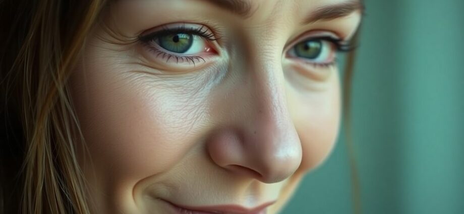 Portrait doux femme
